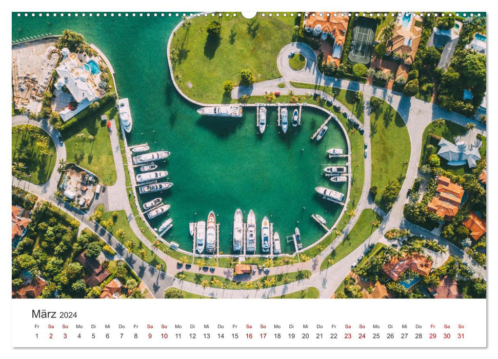 Miami – Porte d'entrée vers les Amériques (Calvendo Premium Wall Calendar 2024) 