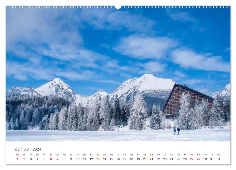 Slowakei - Wunderschöne Traumlandschaften (CALVENDO Premium Wandkalender 2024)
