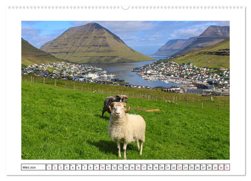 Färöer - Trauminseln im Nordatlantik (CALVENDO Premium Wandkalender 2024)