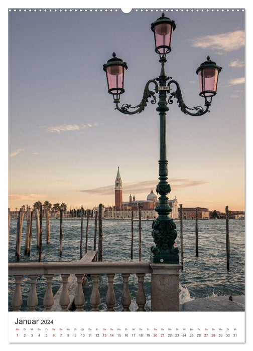 Venedig - Eine Stadt zum Verlieben. (CALVENDO Wandkalender 2024)