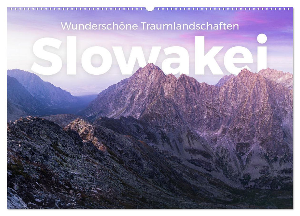 Slowakei - Wunderschöne Traumlandschaften (CALVENDO Wandkalender 2024)