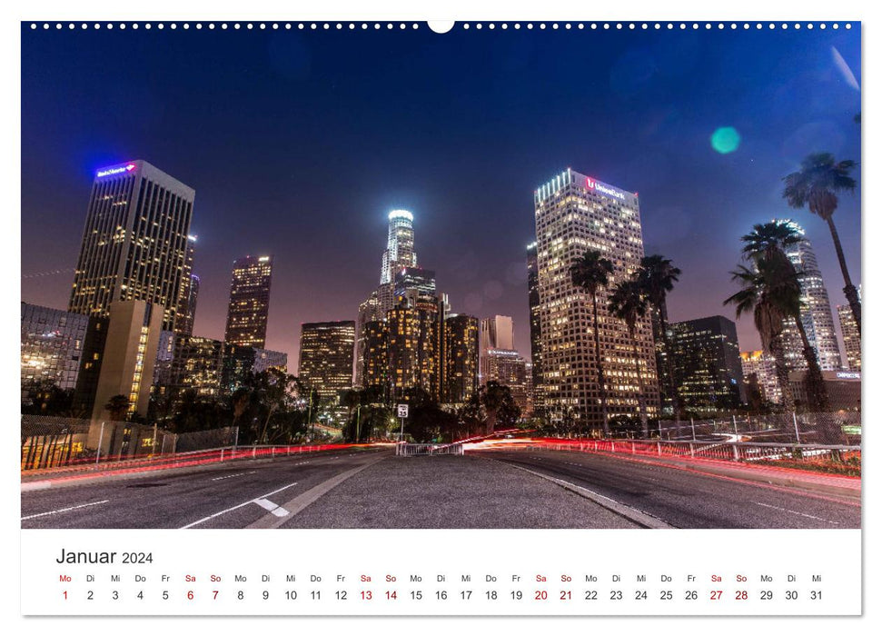 Los Angeles - City of Angels (CALVENDO Wandkalender 2024)