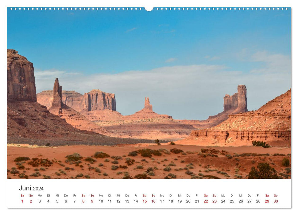 Arizona - Grand Canyon State (CALVENDO Wandkalender 2024)