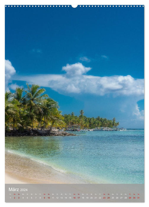 Karibischer Traum Isla Saona (CALVENDO Wandkalender 2024)