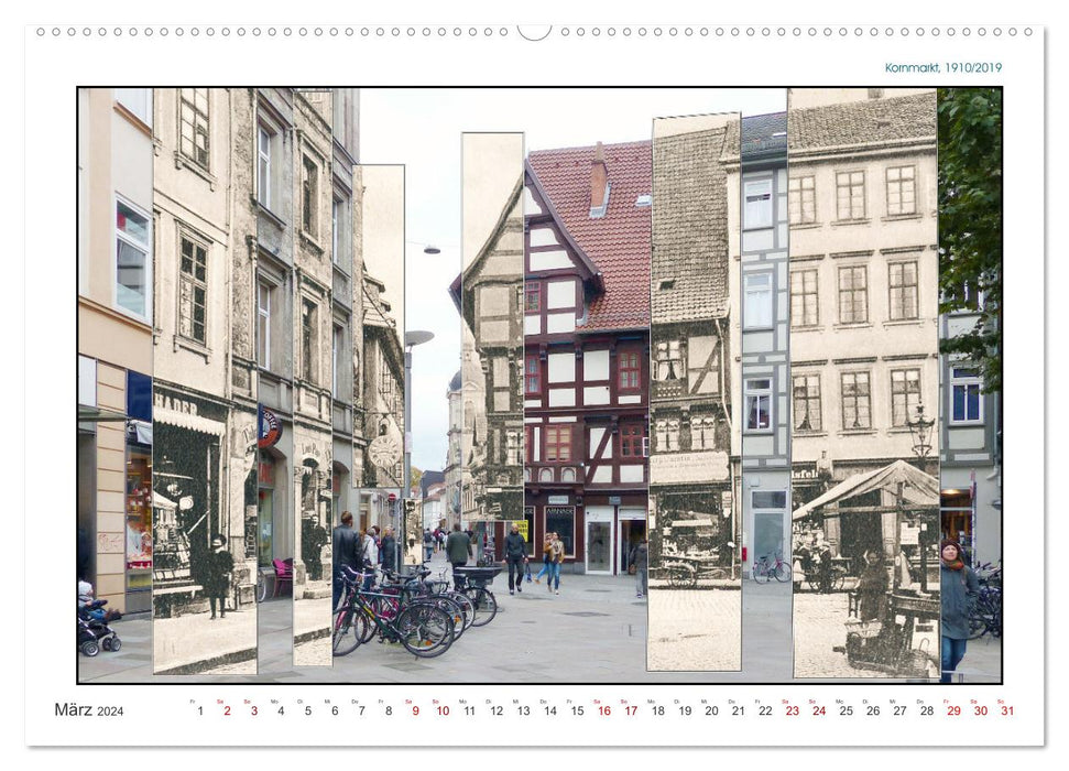 Göttingen, TIME CUTS photographiques (calendrier mural CALVENDO 2024) 