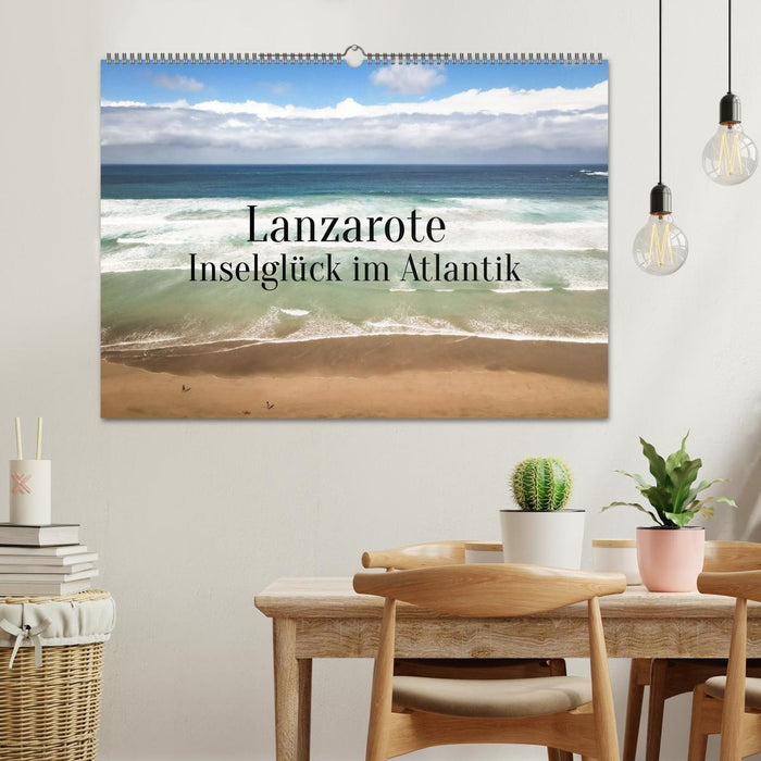 Lanzarote - le bonheur insulaire dans l'Atlantique (Calendrier mural CALVENDO 2024) 