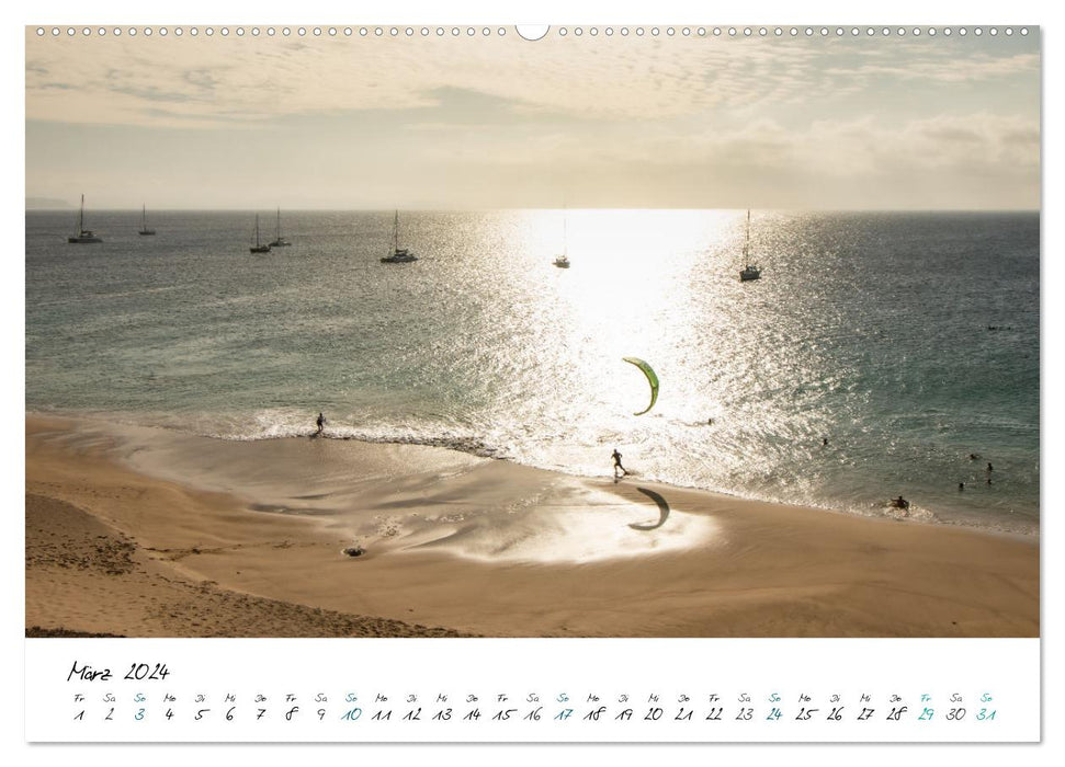 Lanzarote - le bonheur insulaire dans l'Atlantique (Calendrier mural CALVENDO 2024) 