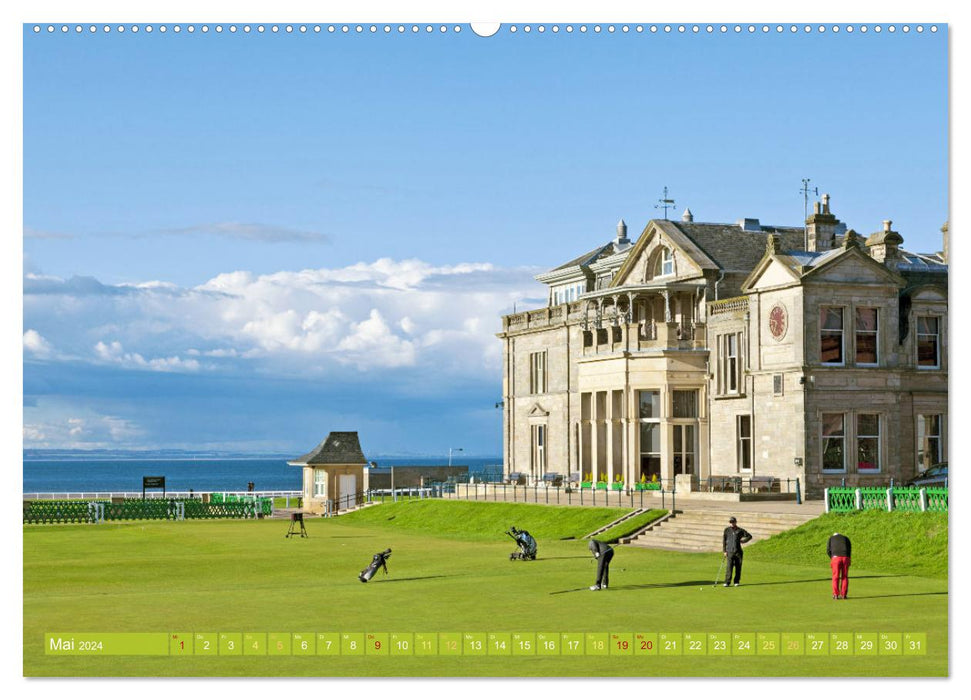 Paradis du golf dans le monde (Calendrier mural CALVENDO 2024) 