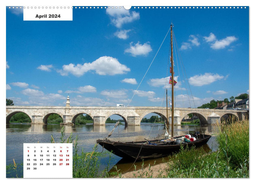 Visages de la Loire, un voyage à travers la France (Calendrier mural CALVENDO Premium 2024) 