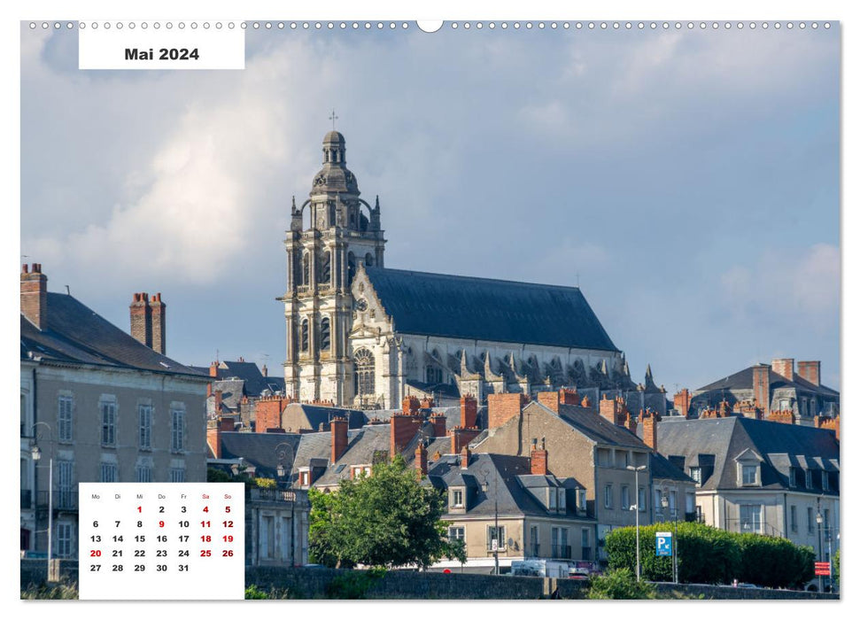 Gesichter der Loire, eine Reise durch Frankreich (CALVENDO Premium Wandkalender 2024)