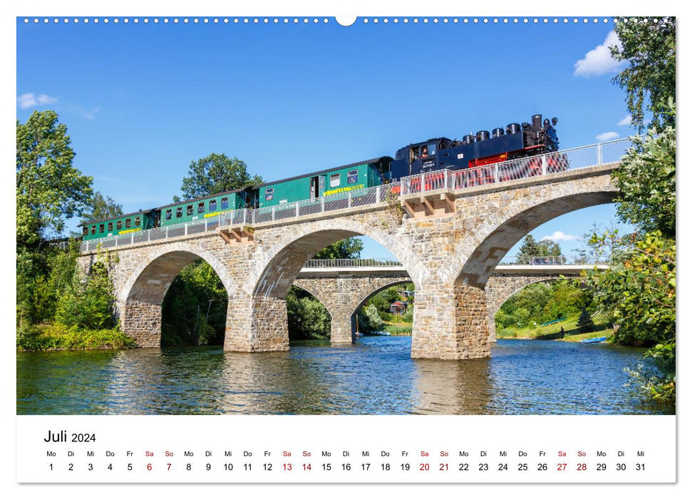 Eisenbahn in Deutschland (CALVENDO Premium Wandkalender 2024)