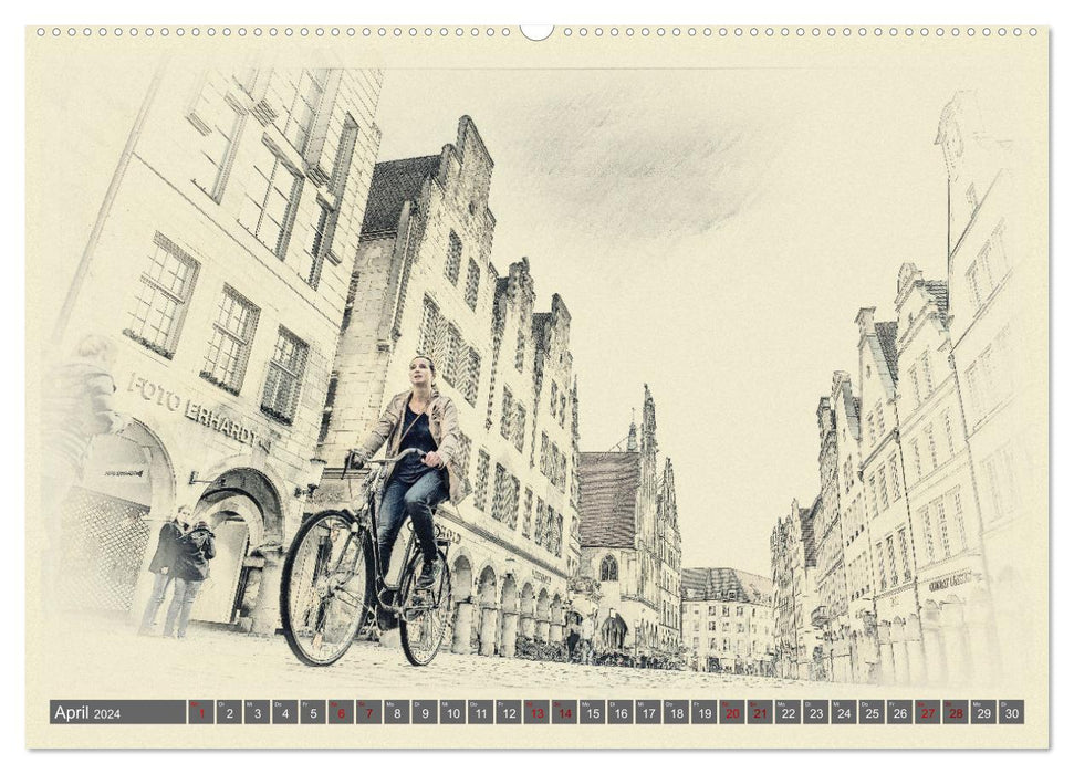 Münster fährt Leeze! (CALVENDO Premium Wandkalender 2024)