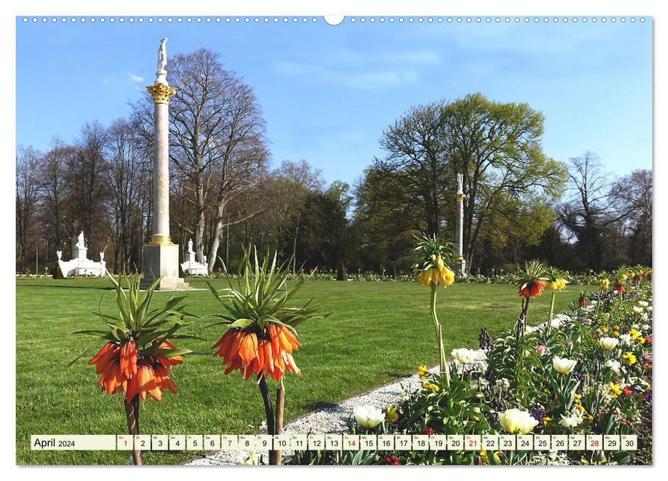 Im Park von Sanssouci - Spaziergang durch die Jahreszeiten (CALVENDO Premium Wandkalender 2024)