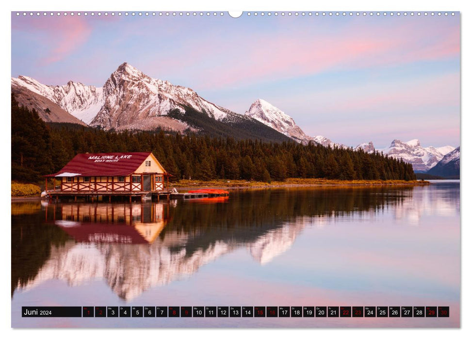 Canada – Aventures dans les parcs nationaux (Calvendo Premium Wall Calendar 2024) 