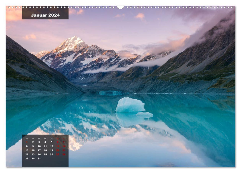 Neuseeland - Traumlandschaften aus einem Naturparadies (CALVENDO Premium Wandkalender 2024)