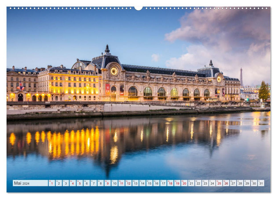 Paris - La Ville Lumière (CALVENDO Premium Wandkalender 2024)
