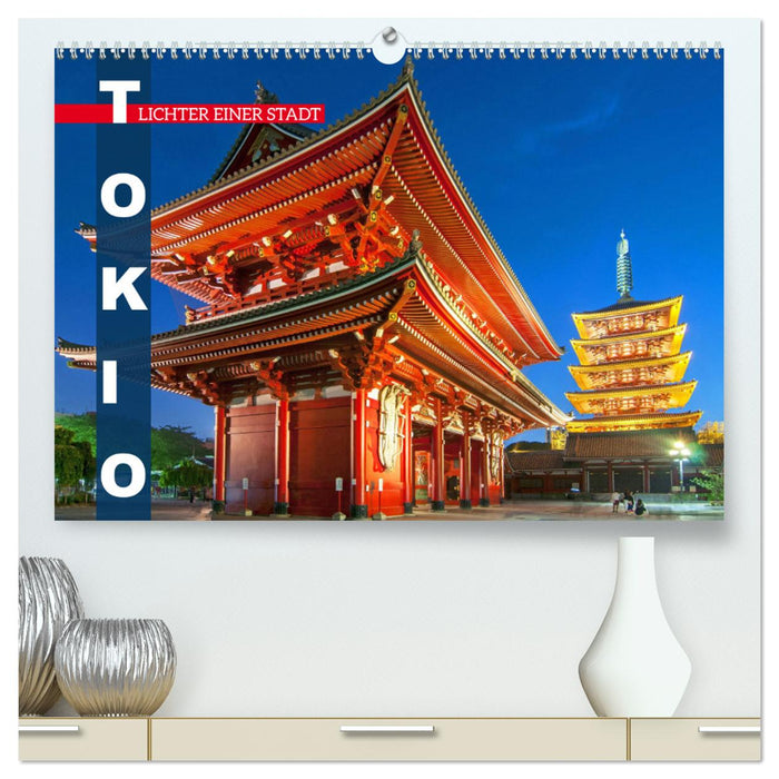 Tokyo : Lumières d'une ville (Calendrier mural CALVENDO Premium 2024) 