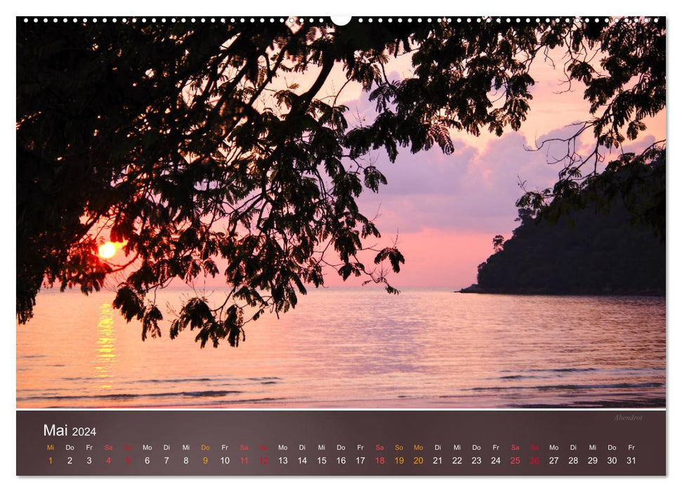 Couleurs au bord de la mer (Calendrier mural CALVENDO Premium 2024) 