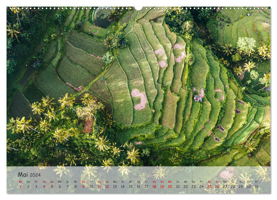 La Terre vue d'en haut - La Terre vue d'en haut (Calvendo Premium Wall Calendar 2024) 