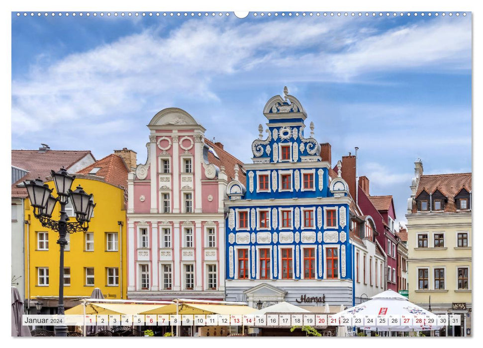 STETTIN Impressions du cœur de la ville (Calvendo Premium Wall Calendar 2024) 