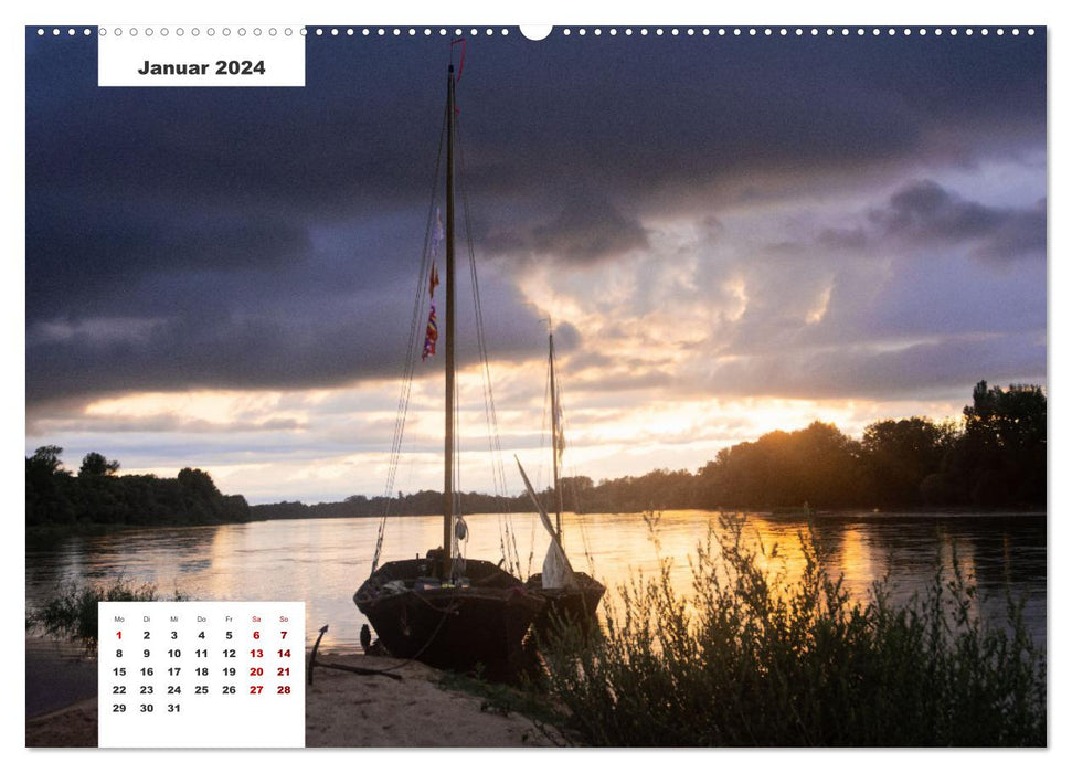 Gesichter der Loire, eine Reise durch Frankreich (CALVENDO Wandkalender 2024)