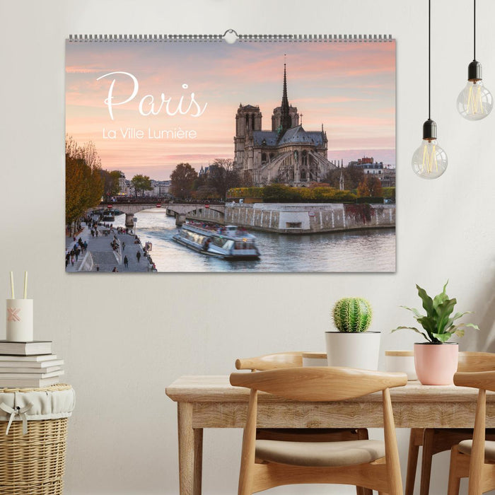 Paris - La Ville Lumière (CALVENDO Wandkalender 2024)