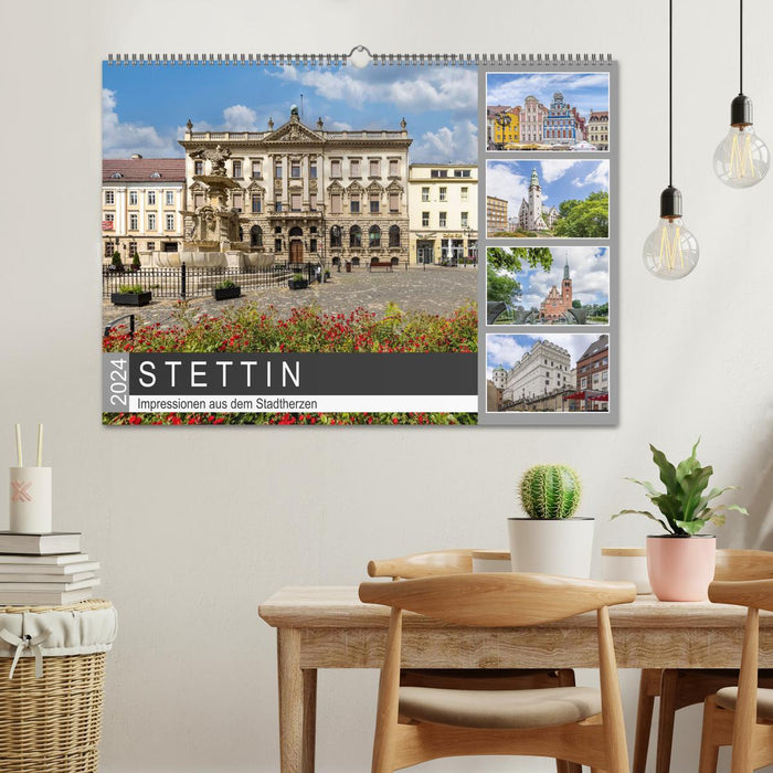 STETTIN Impressionen aus dem Stadtherzen (CALVENDO Wandkalender 2024)