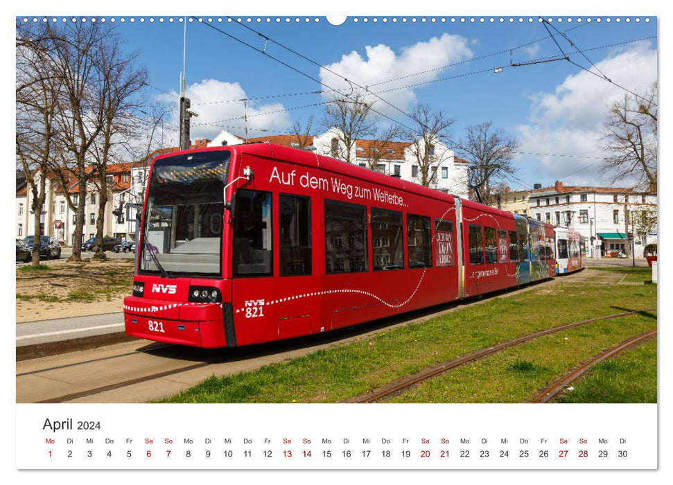 Trams und Straßenbahnen (CALVENDO Premium Wandkalender 2024)