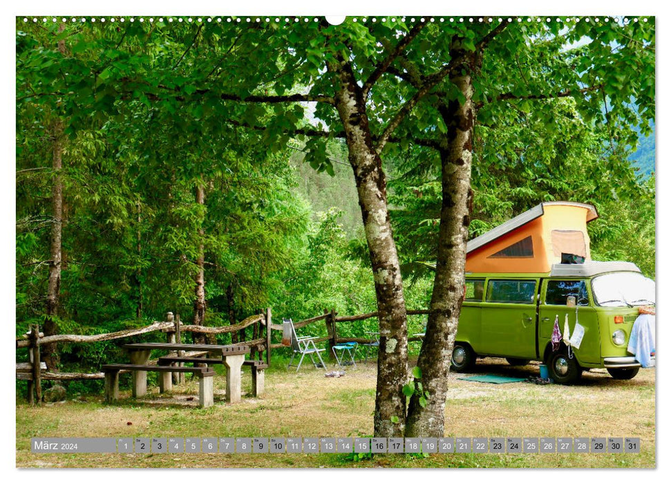 Vanlife; Camping - Freiheit - Reisen (CALVENDO Premium Wandkalender 2024)