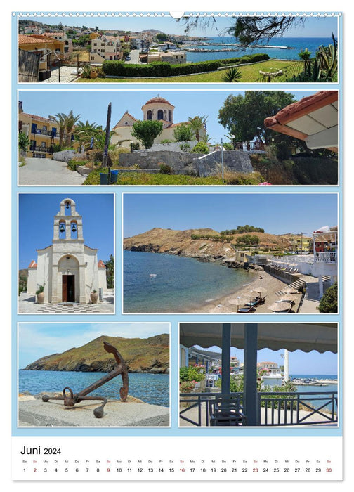 Crète - villes historiques et villages de livres d'images (Calendrier mural CALVENDO Premium 2024) 