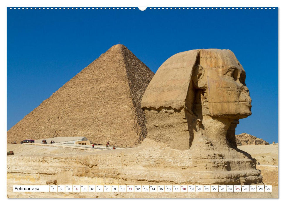 L'héritage des pharaons (Calvendo Premium Wall Calendar 2024) 