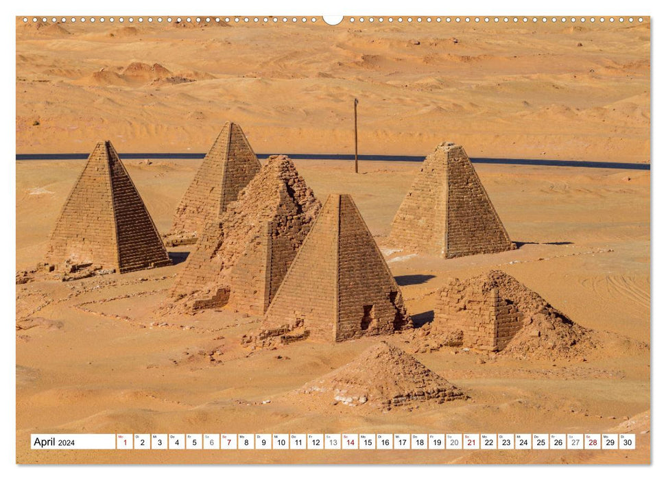 L'héritage des pharaons (Calvendo Premium Wall Calendar 2024) 