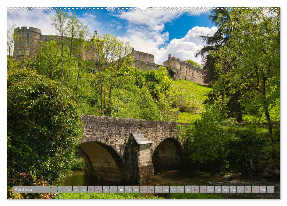 Bourgogne magique (Calvendo Premium Wall Calendar 2024) 