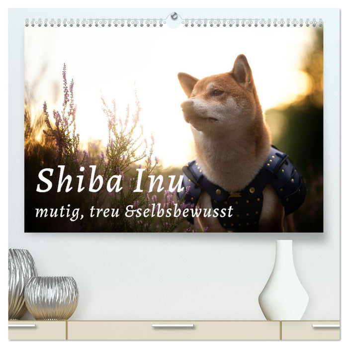 Shiba Inu – courageux, loyal, sûr de lui (Calvendo Premium Wall Calendar 2024) 