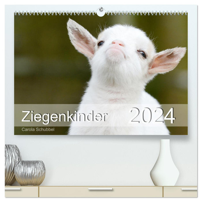 Enfants de chèvre (Calvendo Premium Calendrier mural 2024) 