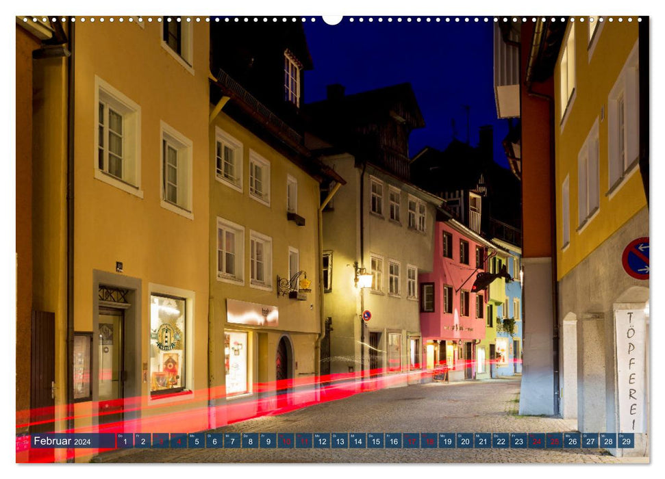 Île de la vieille ville de Lindau - destination de rêve au bord du lac de Constance (Calendrier mural CALVENDO Premium 2024) 