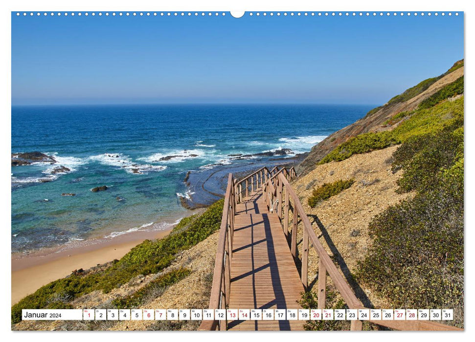 Algarve - Die wilde Westküste Costa Vicentina (CALVENDO Premium Wandkalender 2024)