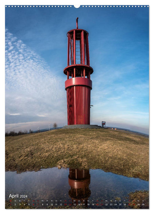 Région unique de la Ruhr (calendrier mural CALVENDO Premium 2024) 