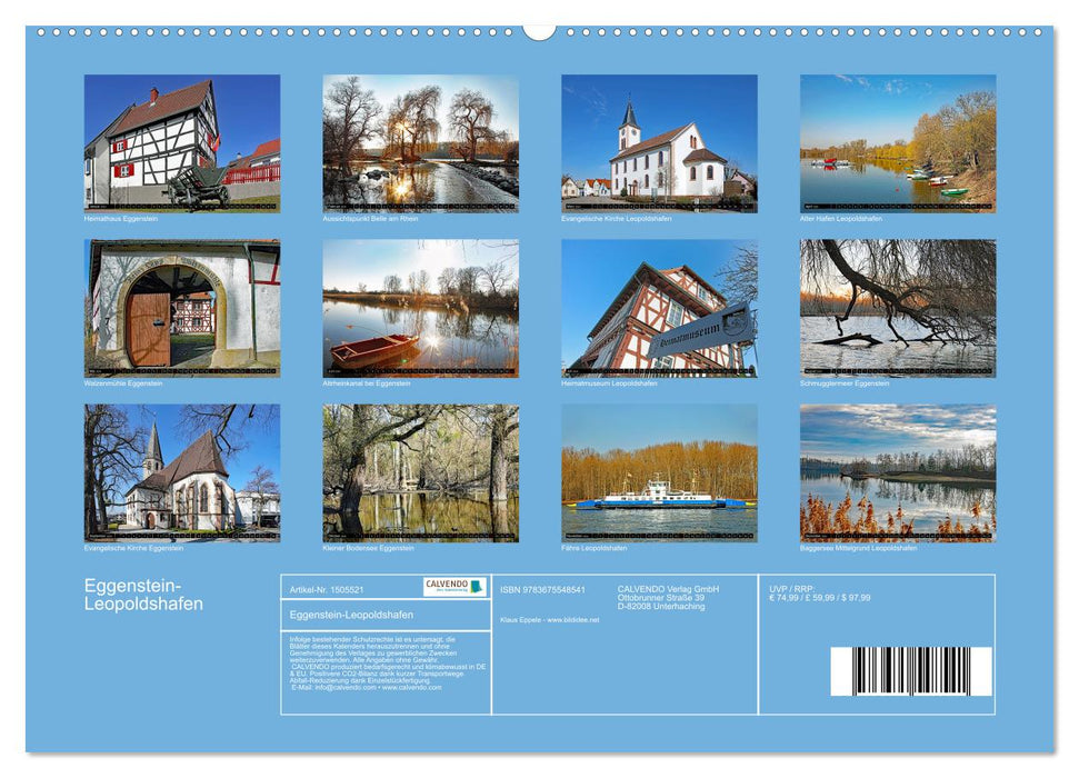 Eggenstein-Leopoldshafen (CALVENDO Premium Wandkalender 2024)