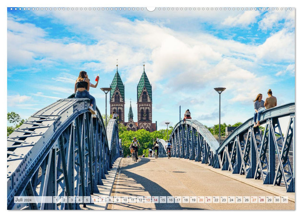 Freiburg im Breisgau Impressionen (CALVENDO Premium Wandkalender 2024)