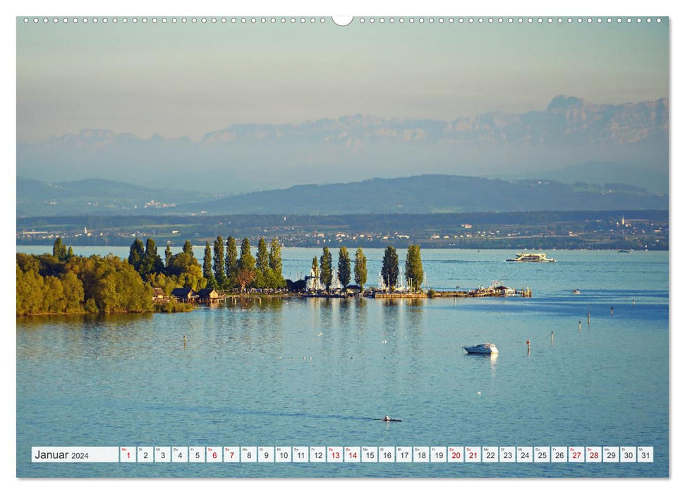 Bodensee - Traumlandschaften am Wasser (CALVENDO Premium Wandkalender 2024)