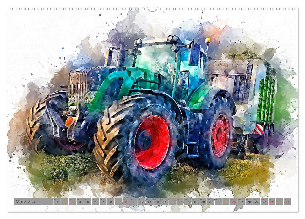 Landwirtschaft - Gigantisch (CALVENDO Premium Wandkalender 2024)