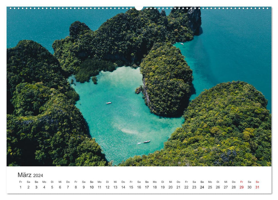Thailand - Das Land des Lächelns. (CALVENDO Premium Wandkalender 2024)