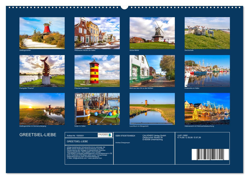 GREETSIEL-LIEBE (CALVENDO Premium Wandkalender 2024)
