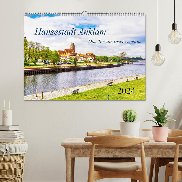 Hansestadt Anklam. Das Tor zur Insel Usedom (CALVENDO Wandkalender 2024)