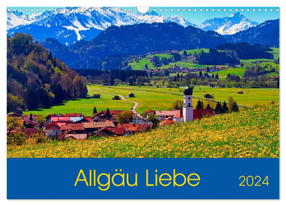 Allgäu Liebe (CALVENDO Wandkalender 2024)