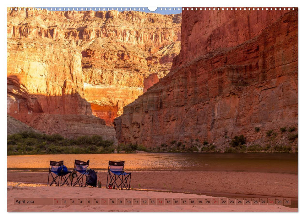 Colorado River Rafting im Grand Canyon (CALVENDO Wandkalender 2024)