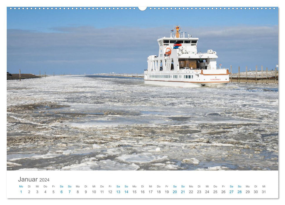 Moin Norden-Norddeich (CALVENDO Wandkalender 2024)