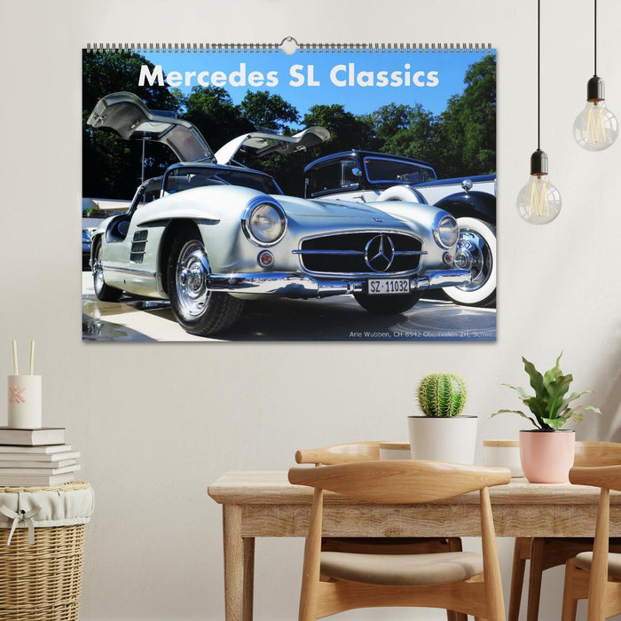 Mercedes SL Classics (CALVENDO Wandkalender 2024)