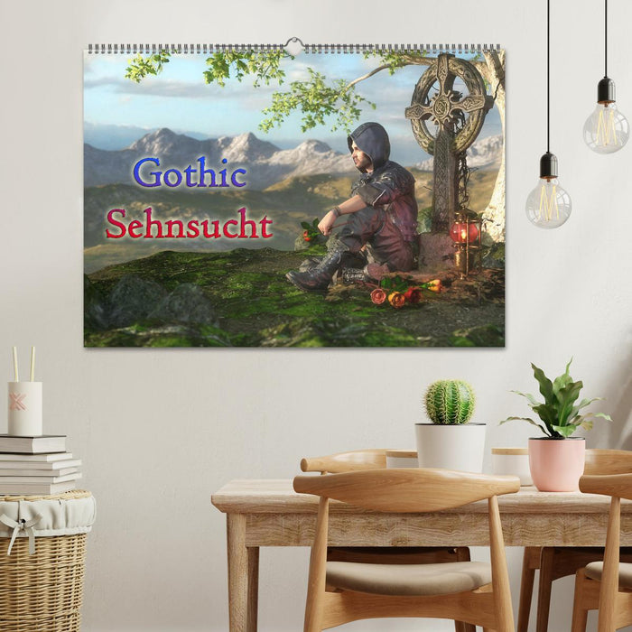 Gothic Sehnsucht (CALVENDO Wandkalender 2024)